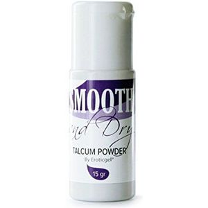 Eroticgel Smooth And Dry talkpoeder, maat St - 100 g