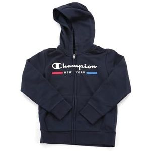 Champion Legacy Graphic Shop B-Ultralight Powerblend Terry Full Zip Sweatshirt met capuchon voor kinderen en jongens, Zwart, 3-4 jaar