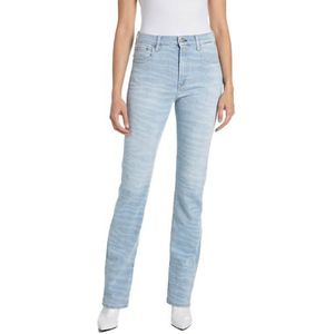 Replay Sharljn Slim Flare-jeans voor dames, slim flare, hoge taille, 010, lichtblauw, 29W / 32L