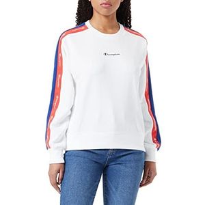 Champion Legacy Heritage Block Powerblend Boxy Crewneck sweatshirt, wit, L voor dames