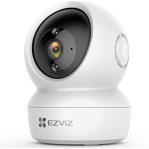 EZVIZ C6N Wifi-camera voor binnen, 1080p, bewakingscamera, pan/tilt/zoom, compatibel met Alexa, 360°-rotatie, nachtzicht, bewegingstracking en 2-weg audio