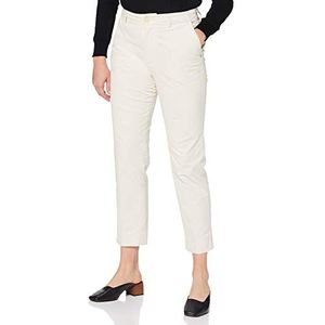 Scotch & Soda Abott-Chino voor dames, regular fit, stretchbroek van katoen, Ecru 0003, 29W x 32L