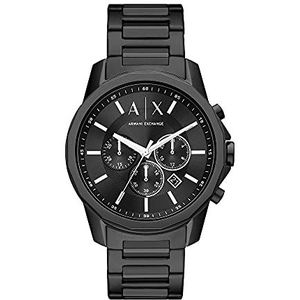 Armani Exchange Chronograaf Zwart Roestvrijstalen Horloge