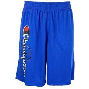 Champion Legacy Modern Basket - omkeerbare training mesh lange bermuda shorts, elektrisch blauw/rood, XXL heren SS24, elektroblauw/rood, XXL