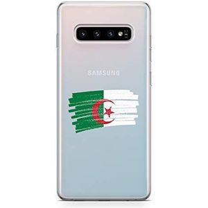 Zokko Beschermhoes voor Samsung S10 Algerije – zacht, transparant, zwarte inkt