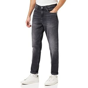 Calvin Klein Jeans Regular Taper Broek voor heren, Denim Zwart, 30W x 32L