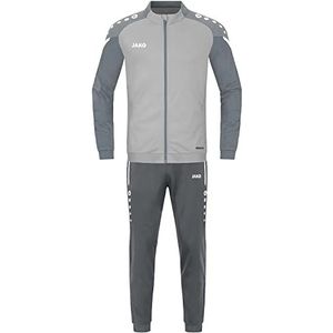 JAKO Heren trainingspak Polyester Performance, zacht grijs/steengrijs, XL