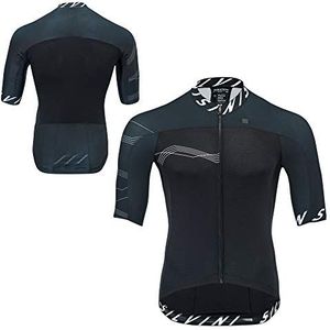 SILVINI Fietsshirt heren korte mouwen met doorlopende ritssluiting fietsshirt racefiets shirt heren fietsshirt heren korte mouwen fietsshirt heren racefiets kleding heren fietsbroek heren