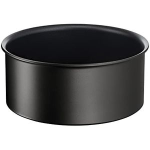 Tefal Ingenio Eco Resist steelpan, 16 cm, 1,5 l, stapelbaar, inductie, gemakkelijk te reinigen, anti-aanbaklaag, startindicator, gezond koken, perfecte grip, gemaakt in Frankrijk, L3972802