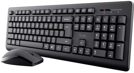 Trust - Primo - Toetsenbord en Muis Set - Draadloos - Zwart