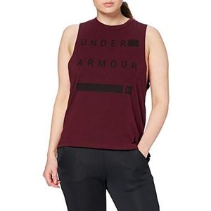 Onder Armour vrouwen Graphic Muscle Linear Word Mark Tank