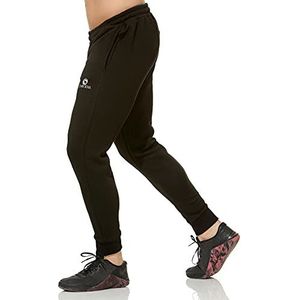 STARK SOUL Joggingbroek voor heren, sweatbroek, trainingsbroek, vrijetijdsbroek, katoen, maten: S, M, L, XL, XXL, zwart, L