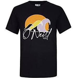 O'NEILL LUANO Graphic T-Shirt, 19010 Black out, Regular voor dames, 19010 Zwart, S/M