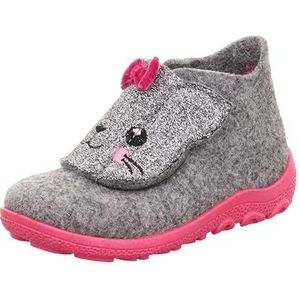 Superfit Happy OCTI pantoffels, lichtgrijs/roze 2500, 27 EU breed, lichtgrijs roze 2500, 27 EU Weit