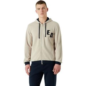 Emporio Armani Heren Corduroy Fleece Hooded Sweatshirt, Touw, S