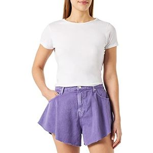 Pinko Calma Shorts Bull Shorts voor dames, Yb1_sering lavendel, 25