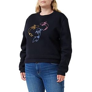 Louche Dames Jan-carp Polo Sweater, marineblauw, 40 NL