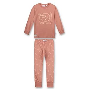 Sanetta Meisjes 12119 Pyjamaset, Light Rosewood, 140, Light Rosewood, 140 cm