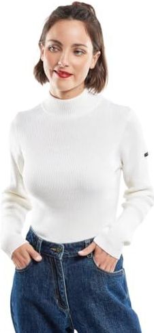 Armor-Lux - Combourg - Damestrui - Merinowol - Hoge Kraag