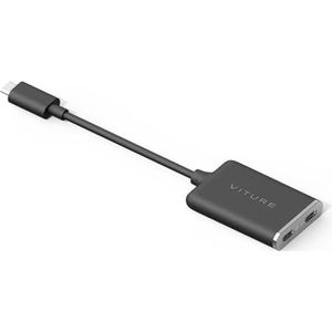 VITURE USB-C naar bril en oplaadadapter, opladen en spelen, schakelaar, stoomdek