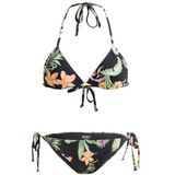 ROXY - Beach Classics - Triangelbikini - Antraciet - Zacht, Rekbaar Polyester