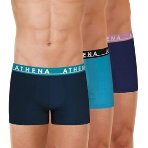 ATHENA - Easy Color - Boxershorts - Blauw - Set van 3