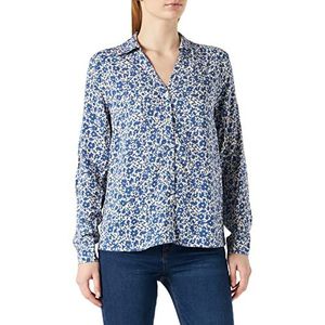 PART TWO MallyPW SH Shirt, Blue Graphic Flower, 36 dames