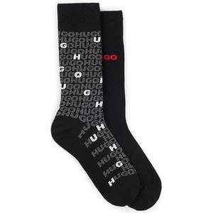 HUGO Regular_Sokken voor heren, Zwart, 43-45 EU