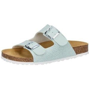 Lico Bioline Platino Sandalen, voor dames, turquoise/zilver, 36 EU, Turquoise zilver, 36 EU