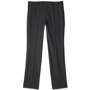 DKNY Moderne pasvorm voor heren, high-performance pak, apart, klassieke broek, antraciet, massief, 38W x 29L