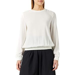 s.Oliver Dames 10.2.11.10.100.2129595 blouse lange mouwen, wit, 32, wit, 32