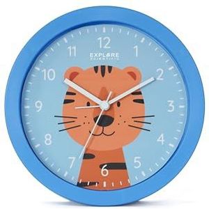 Explore Scientific, Wandklok, wekker, analoog, blauw