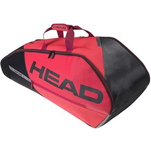 HEAD Unisex's Tour Team Racket Bag, Zwart/Rood, One Size