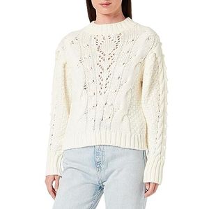 TILDEN Gebreide damestrui 39431318, wolwit, XS/S, wolwit, XS/S