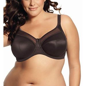 Goddess Vrouwen Keira Banded Beugel BH Volledige Dekking, Bruin (Chocolade), 90K