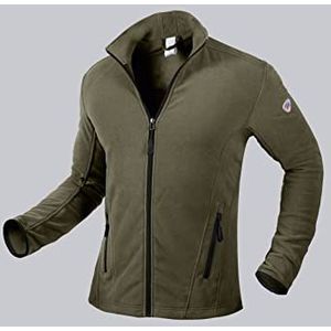 BP 1694-641 heren fleecejack 100% polyester olijf, maat 3XL