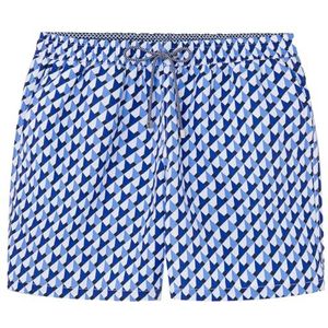 Hackett London Heren Mini Stripes Shorts, Blauw (Blauw), XL, Blauw (blauw), XL
