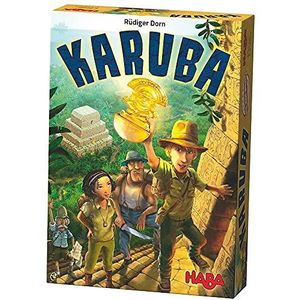Haba 300932 - Karuba, strategie- en bordspel voor het hele gezin, een boeiend avontuur voor 2-4 schatjagers vanaf 8 jaar