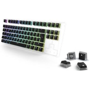 Urage - Doubleshot PBT Pudding Toetscapset - Transparant - PBT Materiaal
