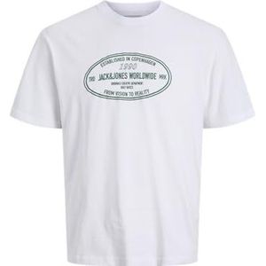 JACK & JONES - Joryork - T-shirt - Wit - Katoen