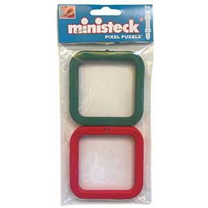 Ministeck 31208 - Minikader rood-groen, 2 stuks in zakje, voor mozaïekfoto's