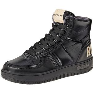Replay Epic Hightop 2 Sneakers voor dames, 003 zwart, 39 EU, 003 Black, 39 EU