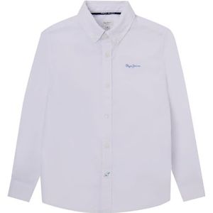 Pepe Jeans Jayme Shirt voor kinderen, wit (White), 4 jaar, wit, 4 jaar
