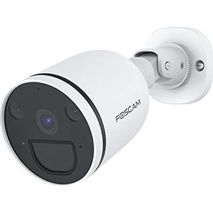 Foscam S41 Reflector, PIR-detector, LED-verlichting en geïntegreerde sirene, veiligheid, nachtzicht, tweeweg-audio, 4 MP resolutie, 2,4/5 GHz wifi, menselijke detectie, S41 Spaans