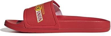 adidas - Adilette TND Slides - Levendig Rood/Ftwr Wit - Synthetisch Bovenmateriaal