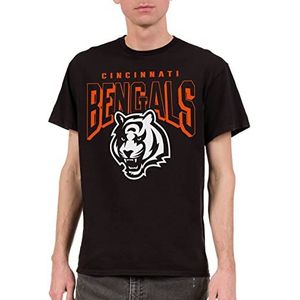 Junk Food Clothing x NFL - Cincinnati Bengals - Bold Logo - Unisex Adult Short Sleeve Fan T-Shirt for Men and Women - Size XX-Large