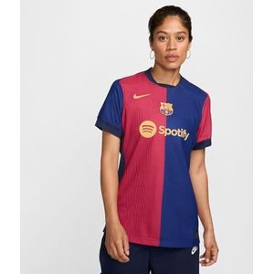 Nike Top Fc Barcelona Dames Dri-Fit Advmatch JSY Short-Sleeve Home, Deep Royal Blue/Noble Red/Club Gold, FN8966-456, M