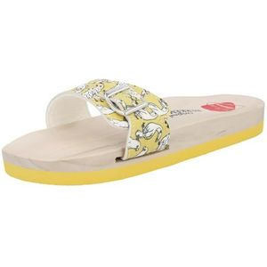 Berkemann Uniseks sandalen, originele klompen, Geel, 42 EU