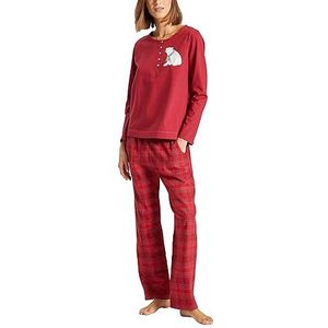 Triumph Dames Sets PK Character 01 Buttons X Pyjamaset, Mannish Red, 48