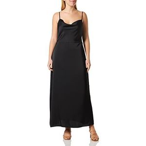 Vila Viravenna Strap Ankle Dress-Noos Jurk voor dames, zwart, 44